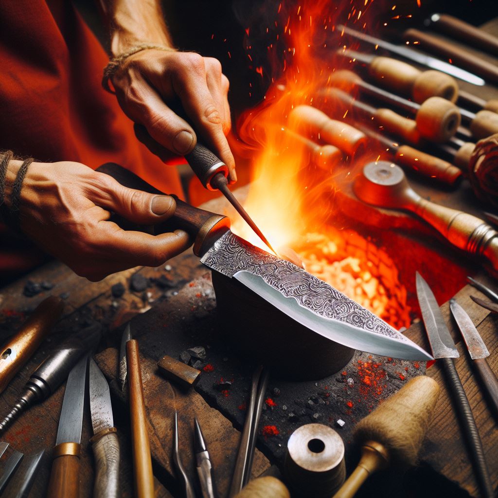 El Arte de Crear Cuchillos: Forja Tradicional y Maestría Artesanal